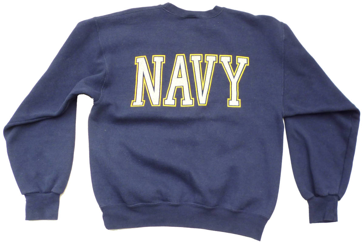 ■実物US NAVY/米海軍 トレーニング スウェットシャツ Mサイズ USED■_画像2