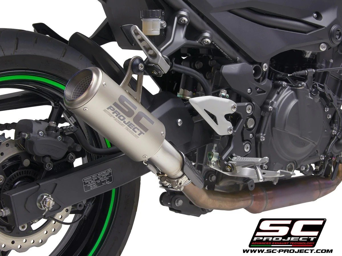 【国内在庫】SC-PROJECT SCプロジェクト CR-Tスリップオンサイレンサー KAWASAKI カワサキ Z400 '19-22 マフラー ★_画像5
