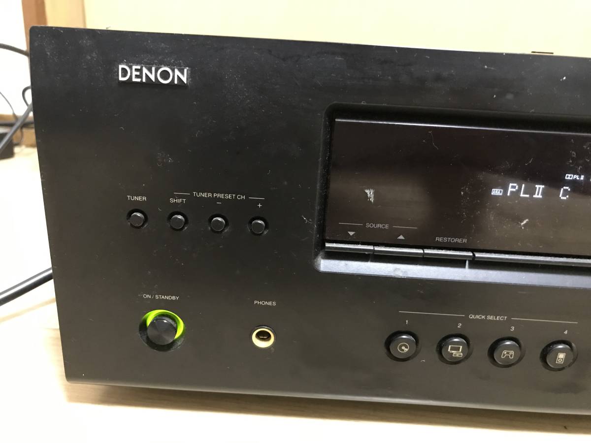 80/20クロス Denon AVサラウンドレシーバー 5.1ch ブラック AVR-1612-K