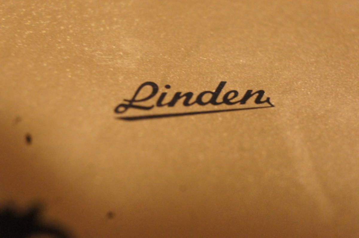 ドイツ製　リンデン　小型　ウエストミンスター　お洒落曲げガラス　振り子式　８日巻柱時計　可動品