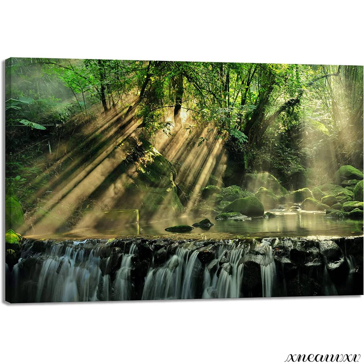  nature scenery art panel nature forest. middle light interior ornament part shop decoration equipment ornament . canvas picture stylish better fortune abroad art appreciation pattern change 
