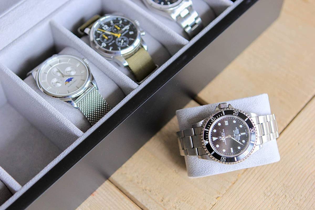  modern . watch case wristwatch 6ps.@ storage layout accessory watch collection box storage case 