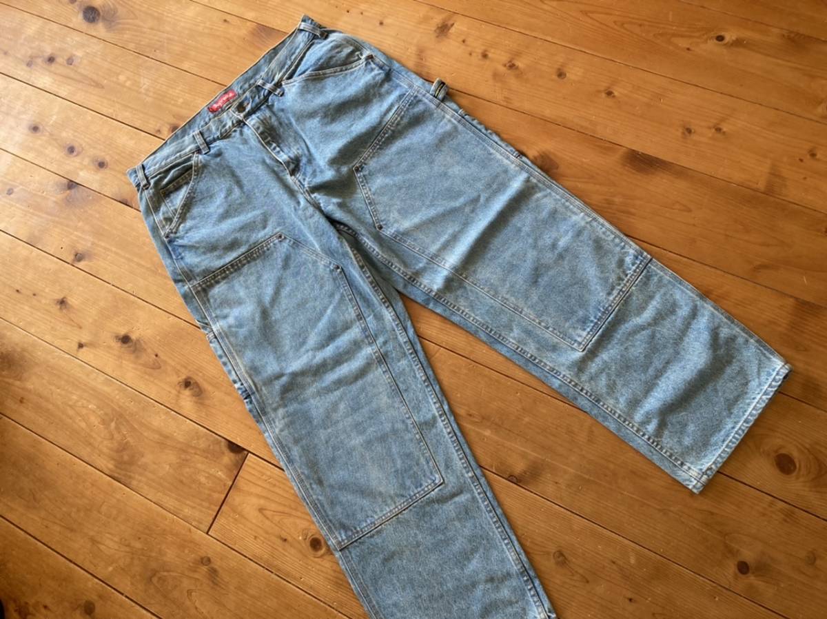 36 】 Supreme 20FW Double Knee Denim Painter Pant 新品 デニム