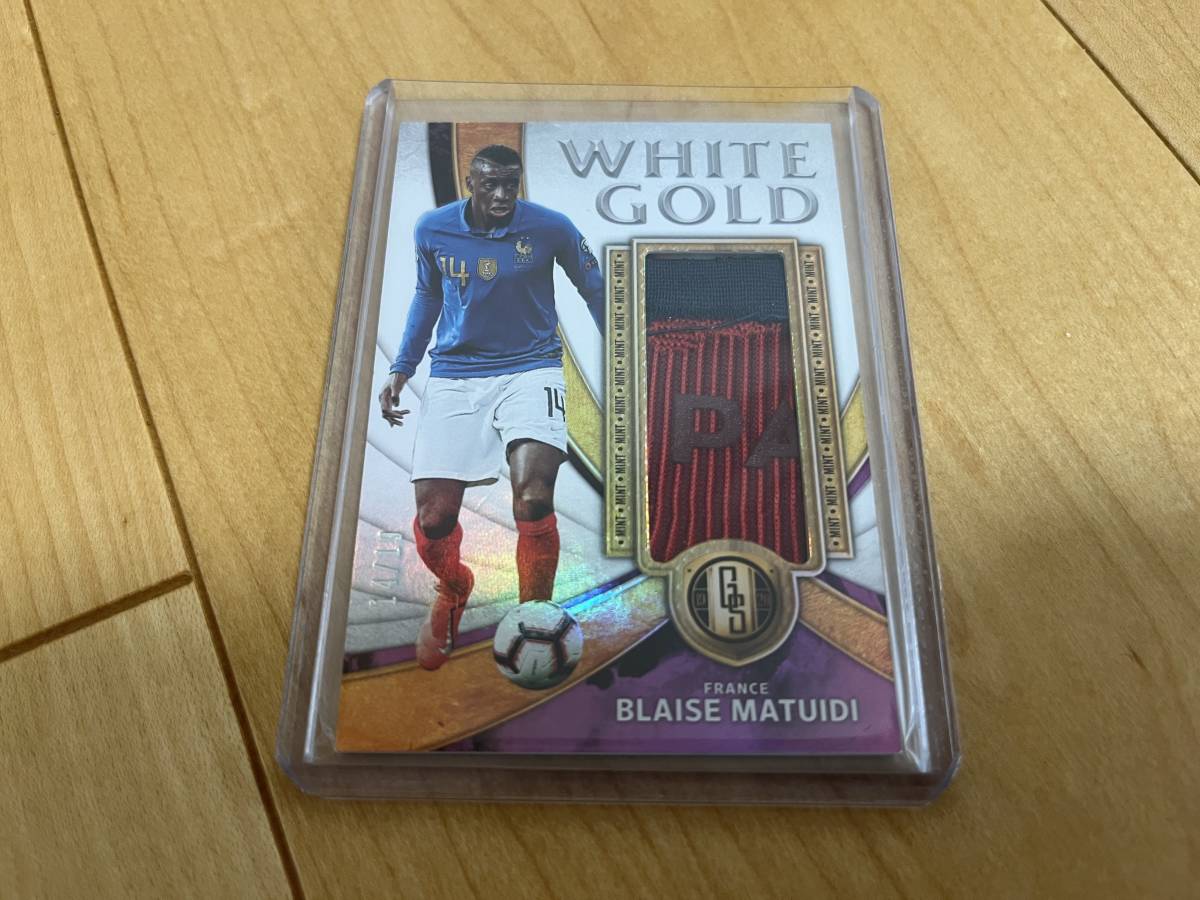 マテュイディ　2019−2020 PANINI GOLD STANDARD WHITE GOLD フランス　PA部分_画像1