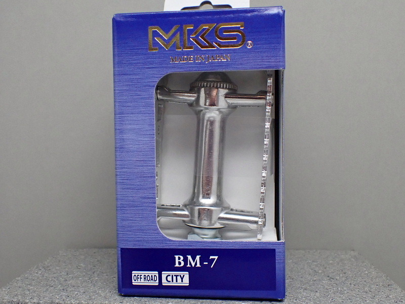 MKS　ミカシマ　BM-7　1/2インチ芯　シルバー　フラットペダル_画像7