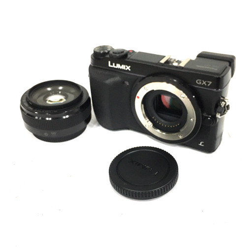 1円 Panasonic LUMIX DMC-GX7 GX7 1:1.7/20 ミラーレス一眼 デジタル