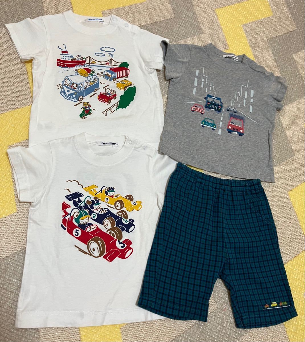 未使用に近いファミリア tシャツパンツセット | yachaqs.com