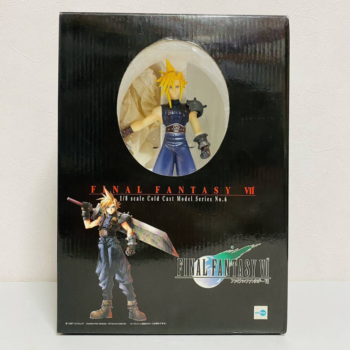 【中古品】KOTOBUKIYA コトブキヤ ARTFX FINAL FANTASY Ⅶ FFⅦ 1/8 コールドキャスト レジンスタチューシリーズ クラウド・ストライフ_画像1