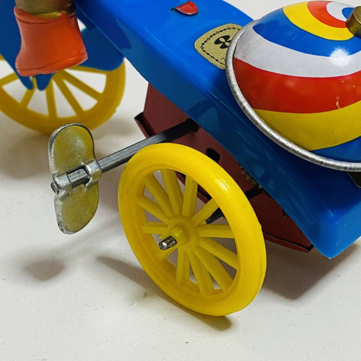 美品】増田屋 マスダヤ スペクトルマン 三輪車 ソフビ フィギュア 動作