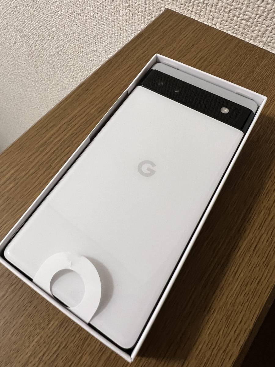 Google Pixel 6a ホワイト 128GB SIMフリー au一括購入 彡(Android 