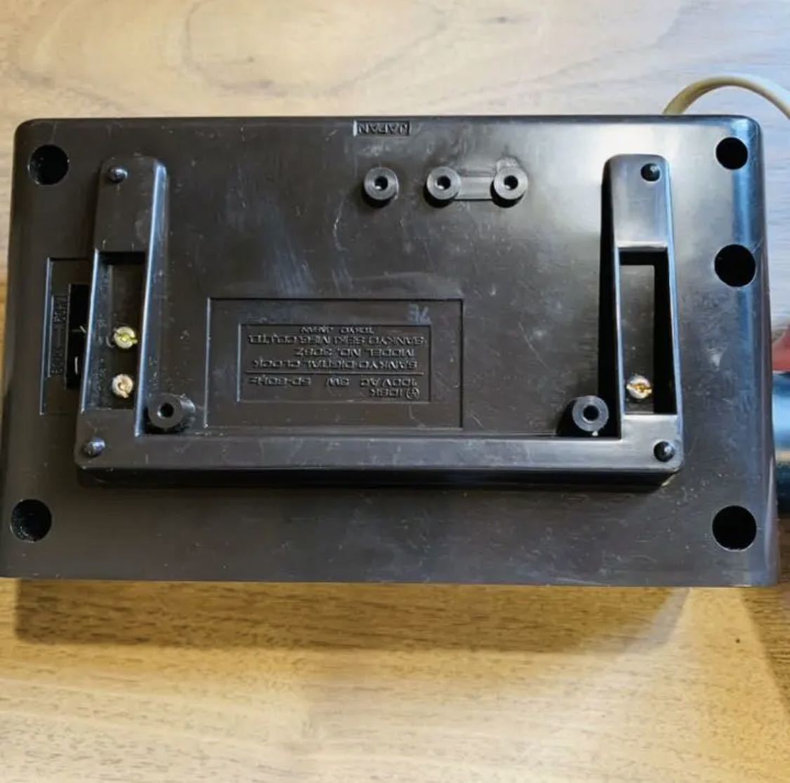 昭和レトロ Sankyo サンキョー 308z デジタルクロック 置き時計 昭和レトロ Sankyo サンキョー 308z デジタルクロック 置き時計