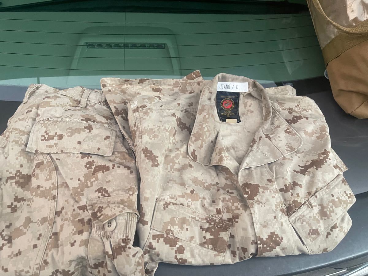 アメリカ軍 戦闘服 BDU デザートマーパット 上下 セットアップ アメリカ軍 戦闘服 BDU デザートマーパット 上下 セットアップ