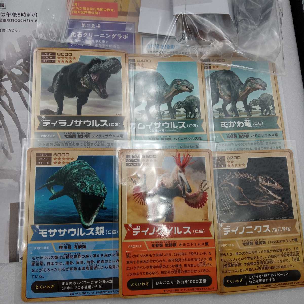 恐竜博 2019 オフィシャル カプセル フィギュア フルカラー全5種 +