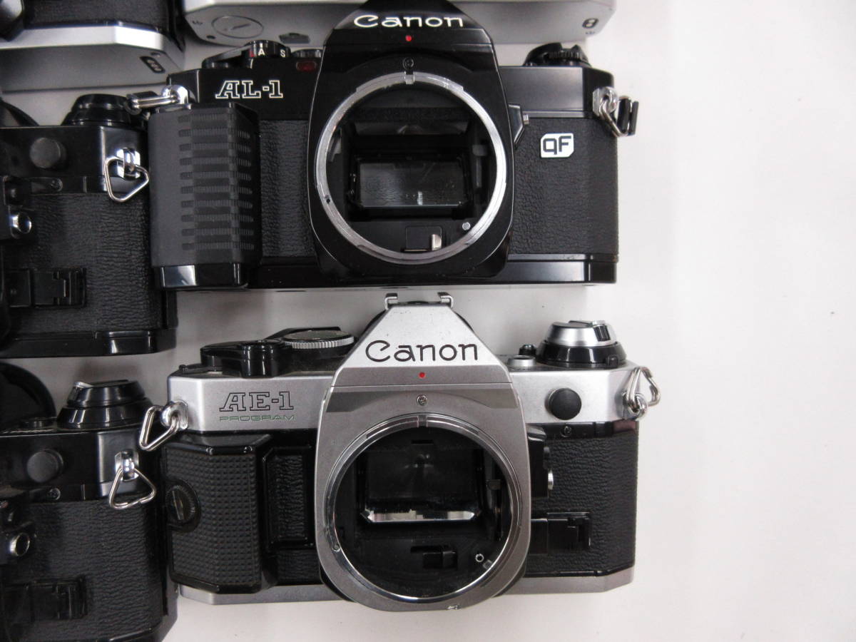 2995)ジャンク フィルムカメラ Canon F-1 A-1 AE-1 AE-1PROGRAM AL-1 AV-1 キヤノン まとめてセット 25台  動作未確認 同梱