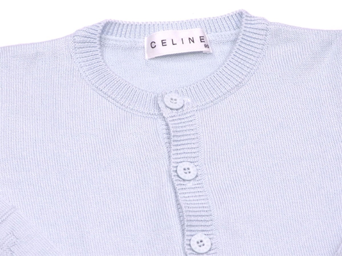 (お得な特別割引価格)ベビー服(女の子用) ~95cmセリーヌ カーディガン ニット 長袖 レディース ♯キッズ90サイズ