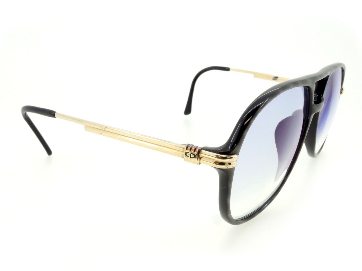  Dior солнцезащитные очки очки I одежда женский Pilot CD Mark раз ввод Teardrop серый серый черный Gold б/у 