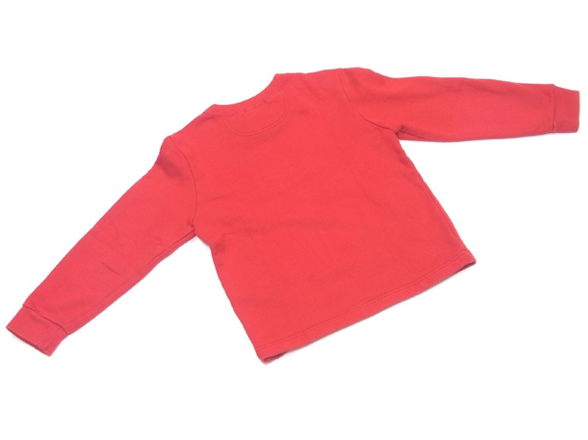  Burberry футболка машина нашивка имеется cut and sewn женский #130A Kids размер che  Klein красный бежевый оттенок черного б/у 