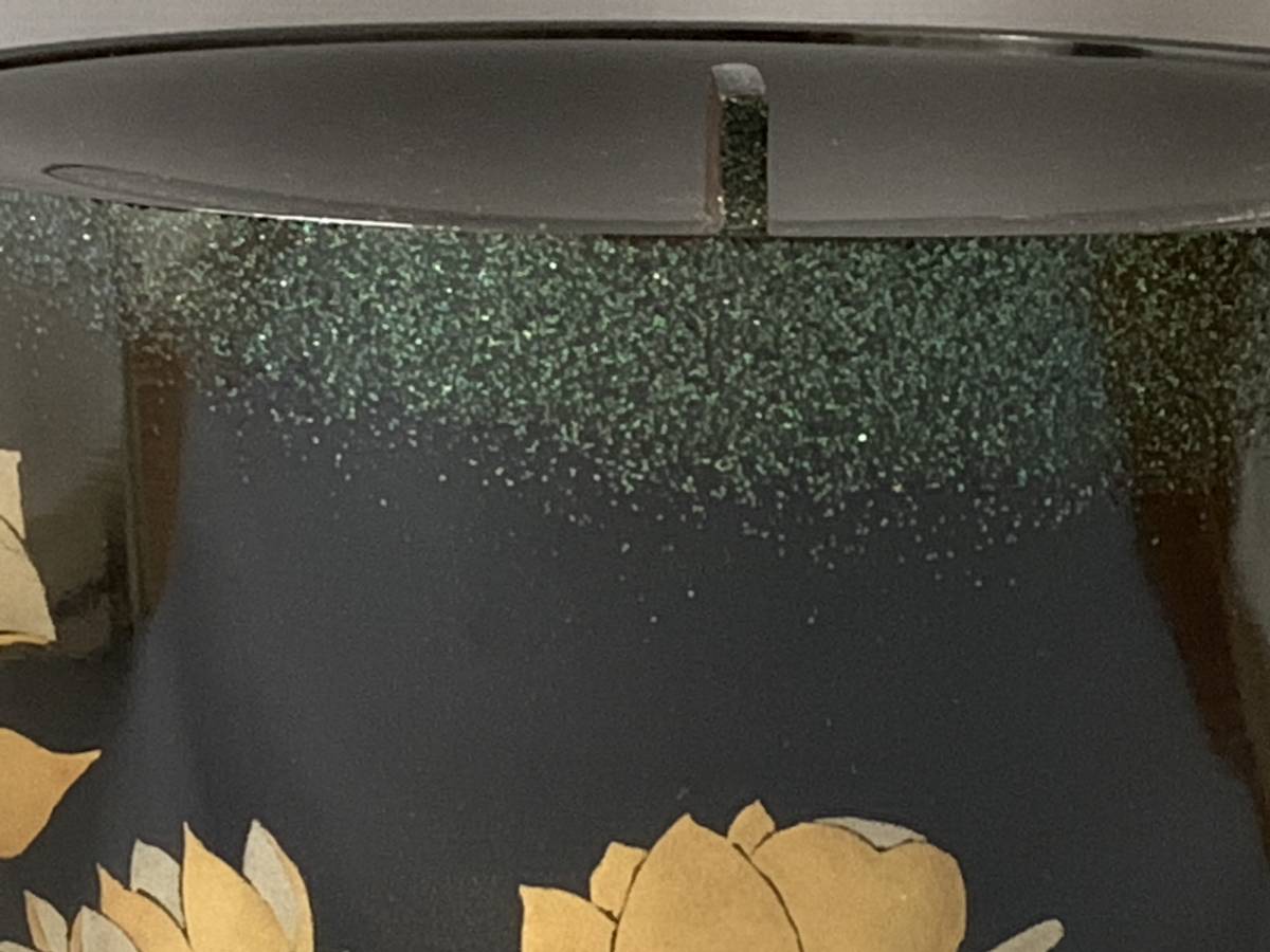茶道具 漆器 寛 蒔絵 水指 木蓮 共箱 多田桂寛?! 茶道具 漆器 寛 蒔絵 水指 木蓮 共箱 多田桂寛?!