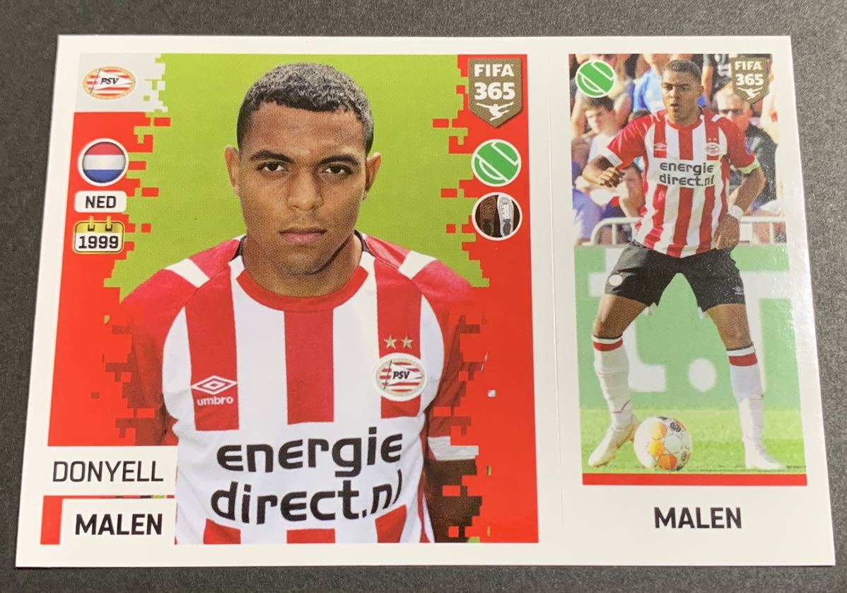 2019 Panini FIFA 365 Donyell Malen 245 Rookie PSV Sticker ドニエルマレン　ルーキー　ステッカー_画像1