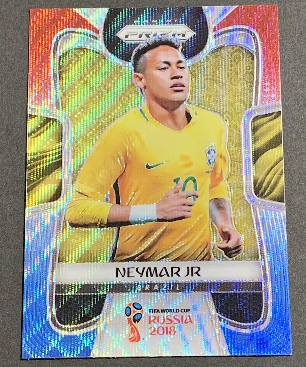 2018 Panini Prizm World Cup Neymar JR Red Blue Wave No.25 Brazil ネイマール　ブラジル　ワールドカップ