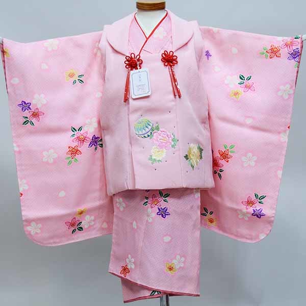 新着商品 ひさかたろまん 被布着物フルセット 正絹 女児 三歳 七五三