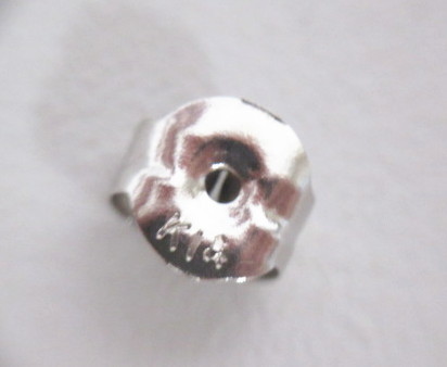 K18WG ダイヤ 0.2ct ハート モチーフ ピアス _画像5