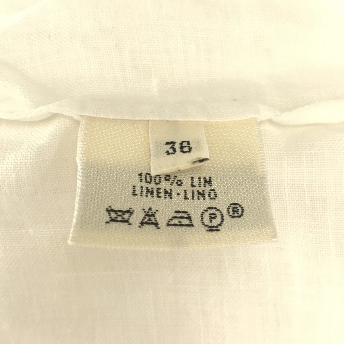 HERMES エルメス マルジェラ期 リネン100% ヴァルーズ 長袖シャツ