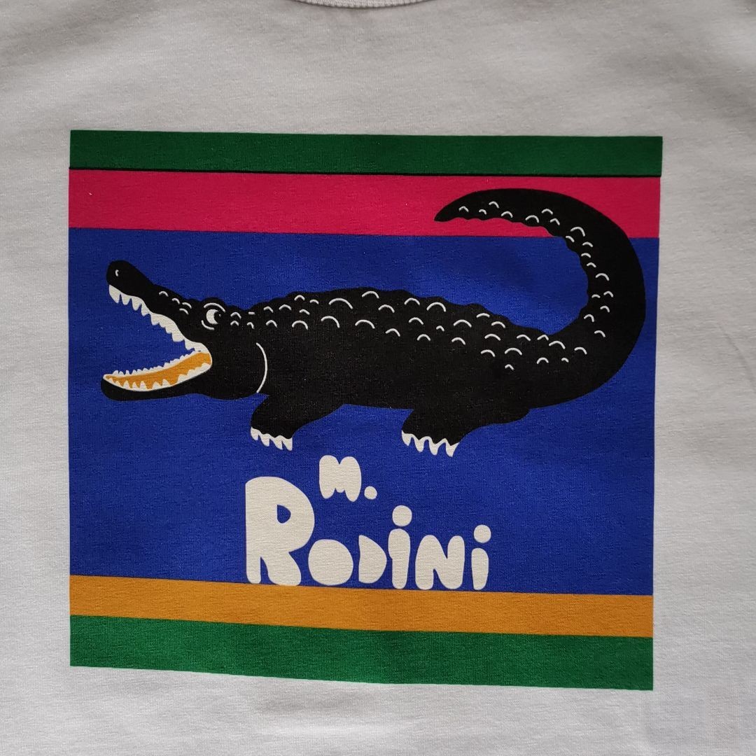 新品 3-5y Mini Rodini Crocodile T-Shirt