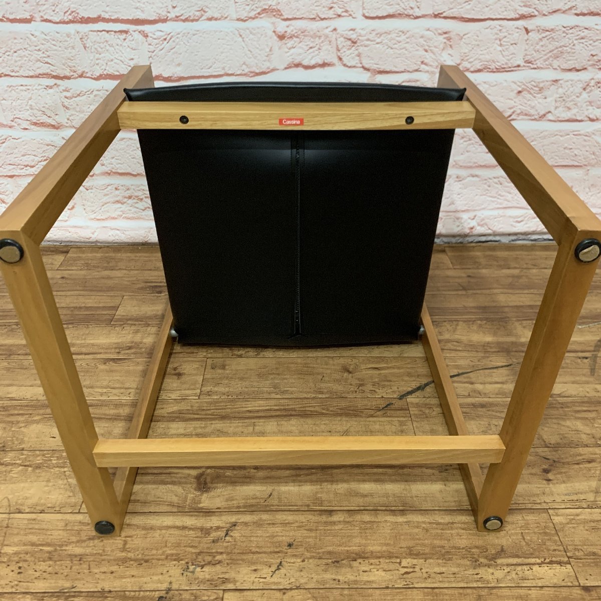 【現地引取可】 cassina カッシーナ 184 EVE イヴ アームチェア 2脚 ダイニングチェア ピエロリッソーニ / 家財便Bランク×2 (F1000342)_画像6