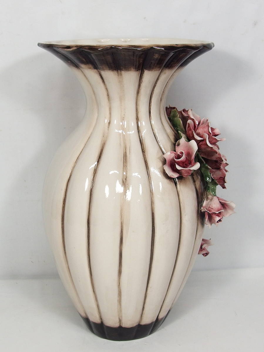 *[*N... back stamp equipped ]MADE IN ITALY Italy made . flower vase flower base *