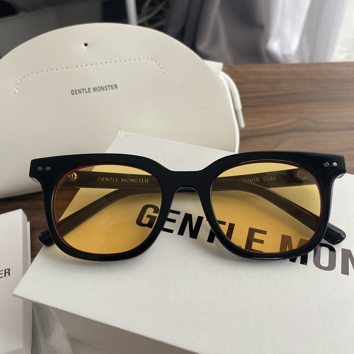 GENTLE MONSTER イエローレンズ サングラス 箱あり Gentle Monster ジェントルモンスター サングラス イエロー