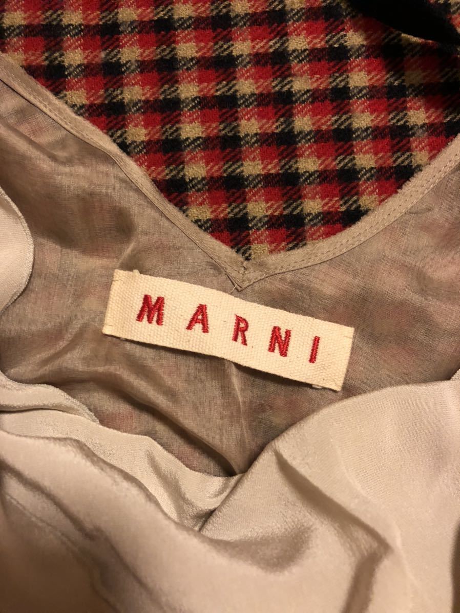MARNI ビジュー付き シルクトップス | web.hauscenter.com.bo
