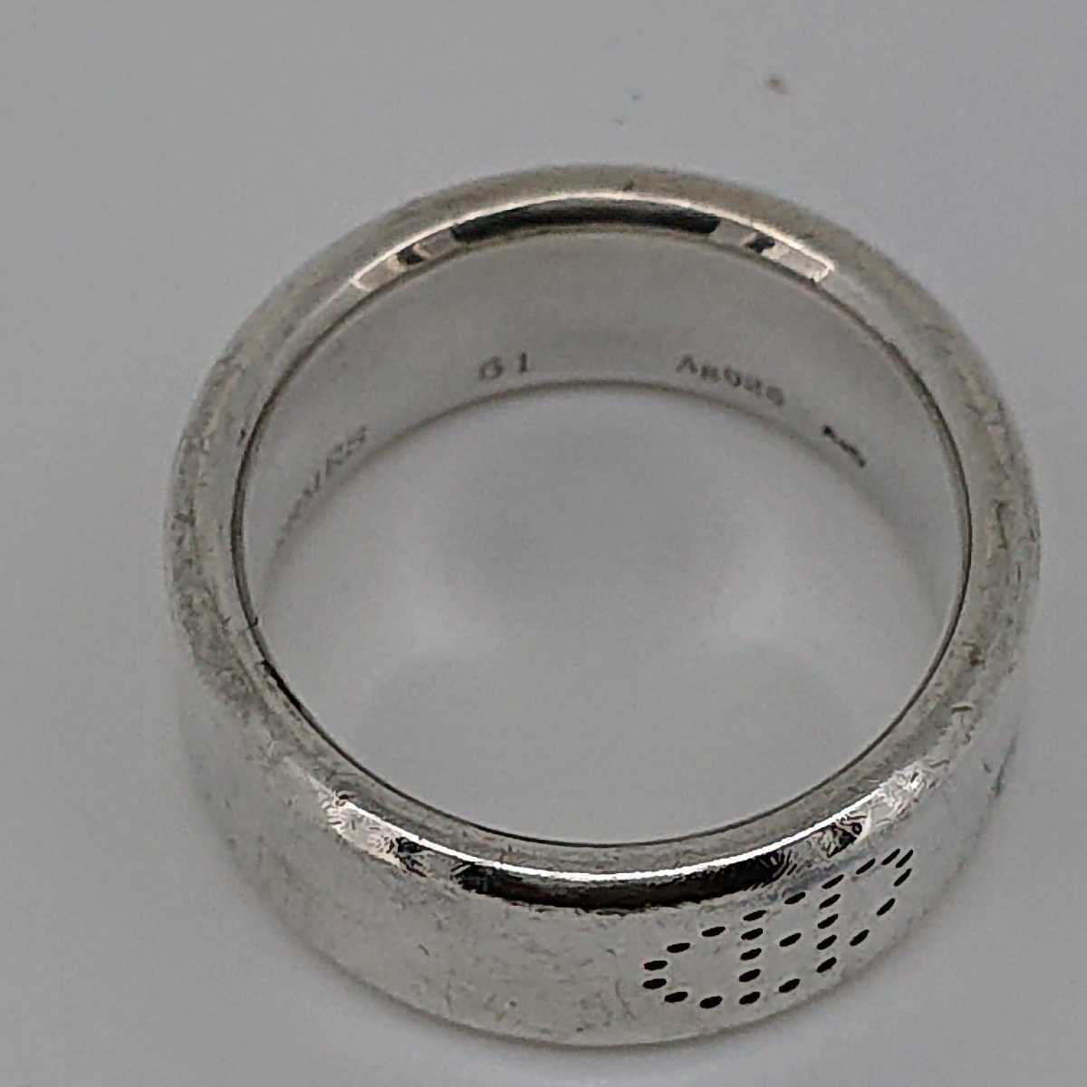 HERMES серебряное кольцо #51