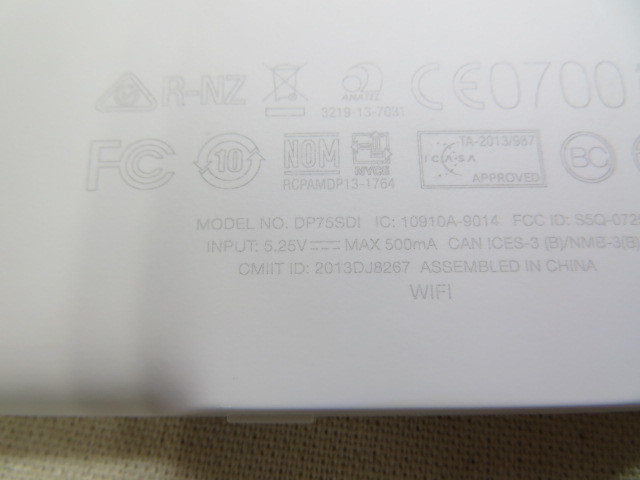 9A504EZ◎Amazon Kindle Paperwhite 第7世代 4GB ホワイト DP75SDI 広告なし◎中古品