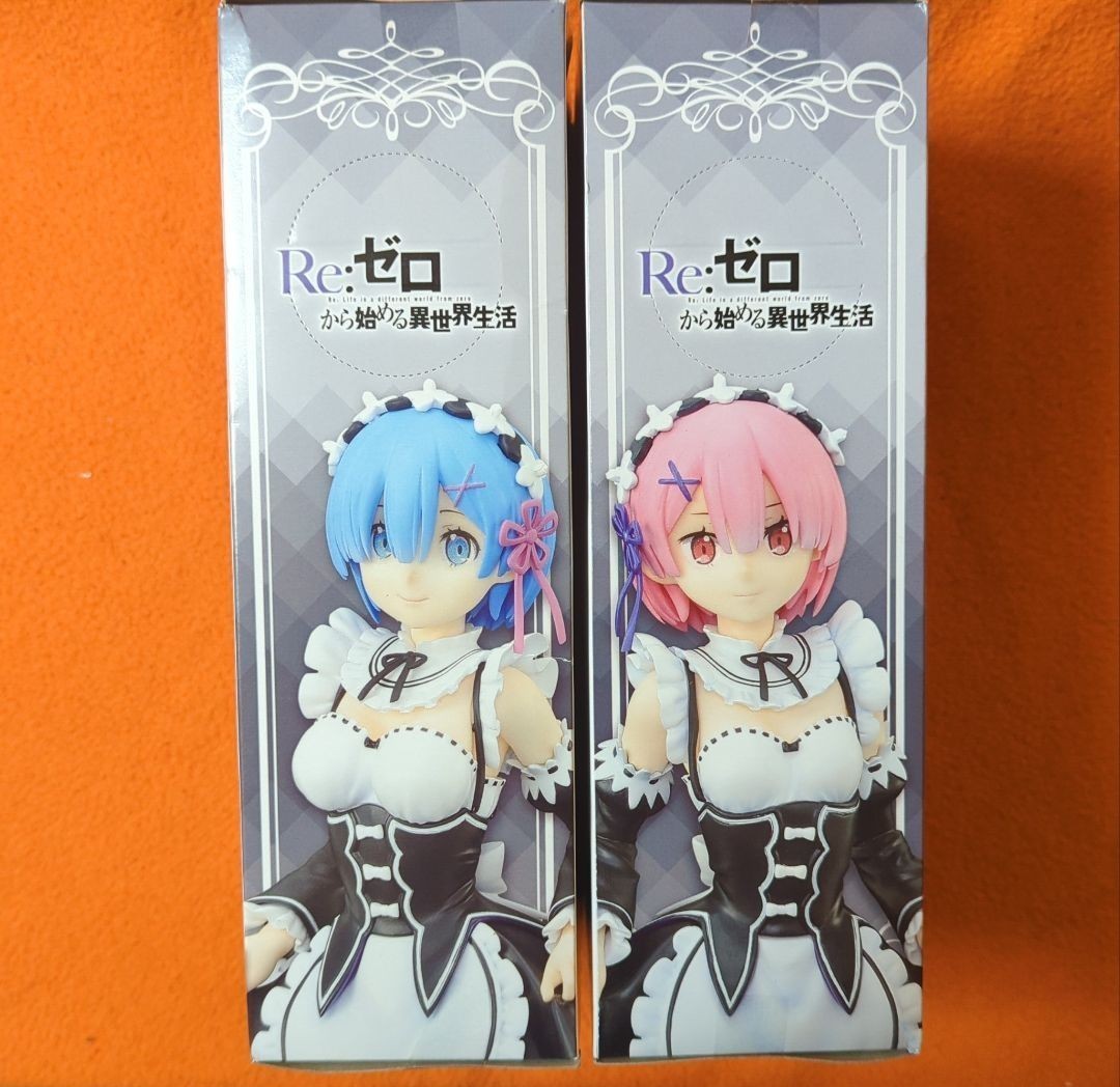 プレミアムフィギュア REM RAM curtsey　レム　ラム　 Re:ゼロから始める異世界生活