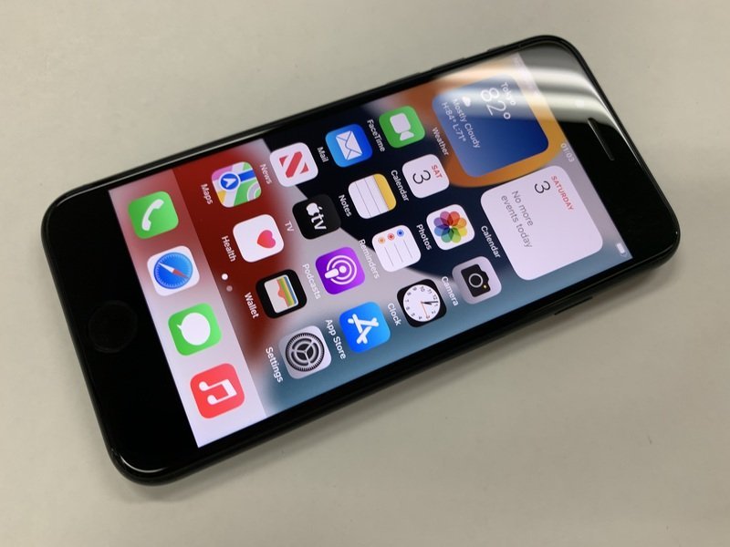 12675円 美品 SIMフリー iPhoneSE 第2世代 64GB ブラック 本体 ジャンク iPhone 中古 送料無料