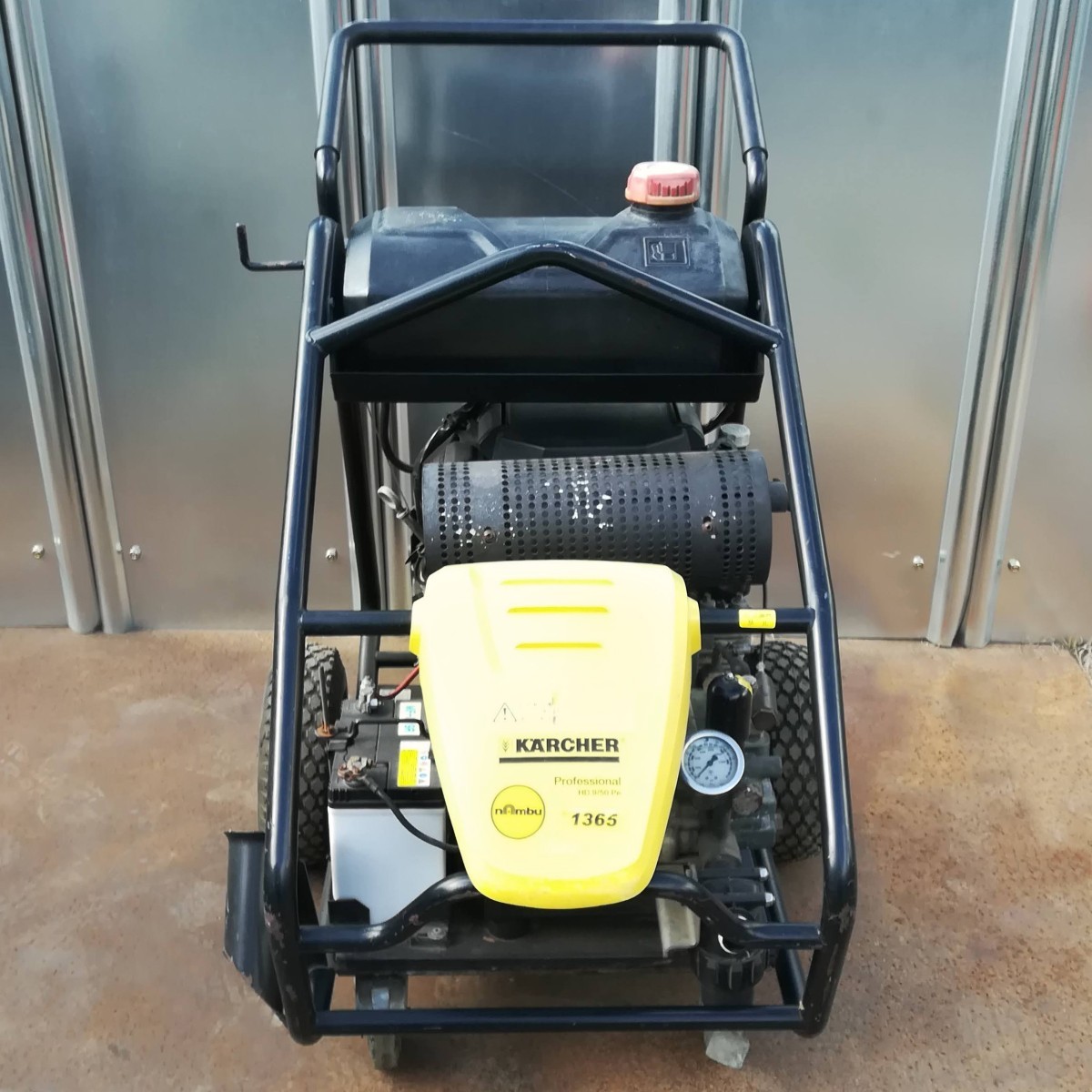 [ used ]Karcher Karcher super high pressure washer HD9/50 Pe Cage business use cold water engine type #1365