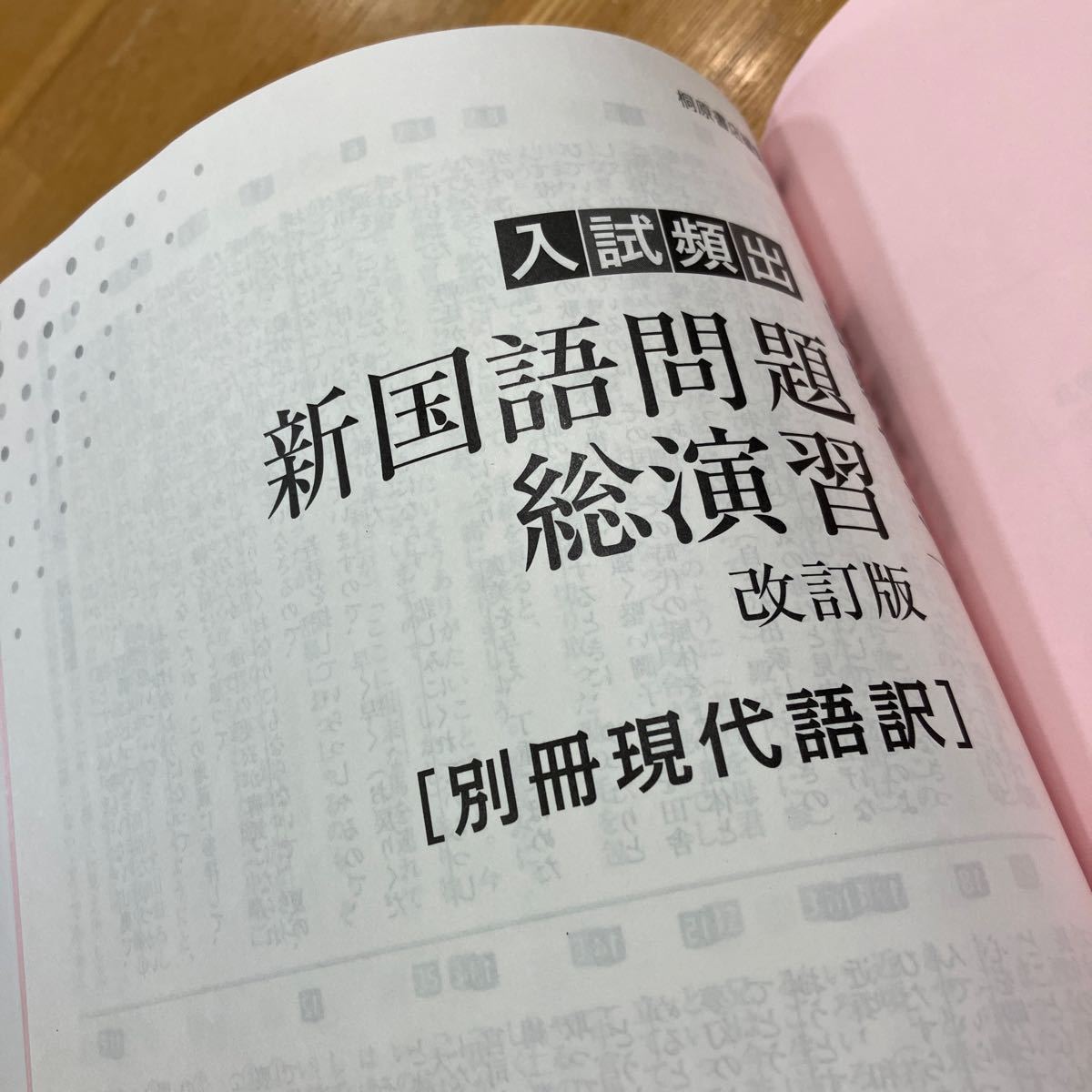 入試頻出　新国語問題　総演習　即戦ゼミ　桐原書店　大学入試対策　高校国語　国語問題集