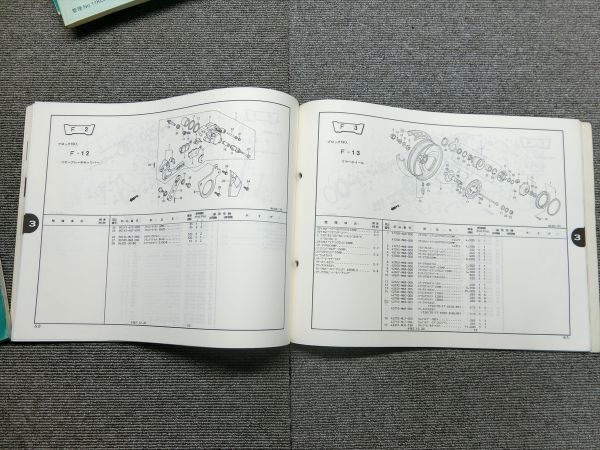  Honda Bros 400 650 NC25 RC31 original parts list parts catalog instructions manual no. 1 version 