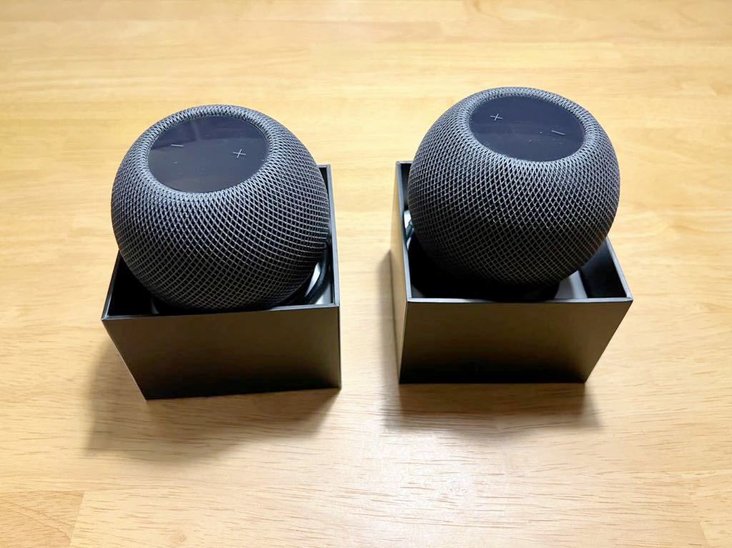 APPLE HOMEPOD MINI スペースグレイ GRAY - スピーカー