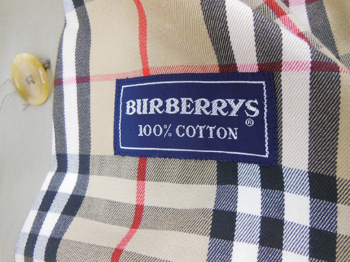 H-9367】BURBERRY バーバリー トレンチコート C-TK83 82 コットン 綿