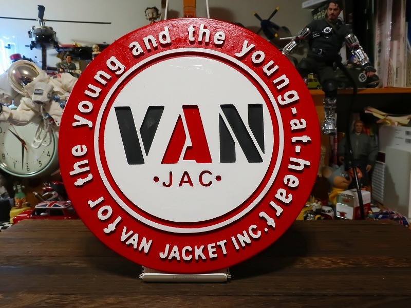 超レア☆VAN JACKET ヴァンジャケット 立体（エンボス）ロゴ 丸赤VAN