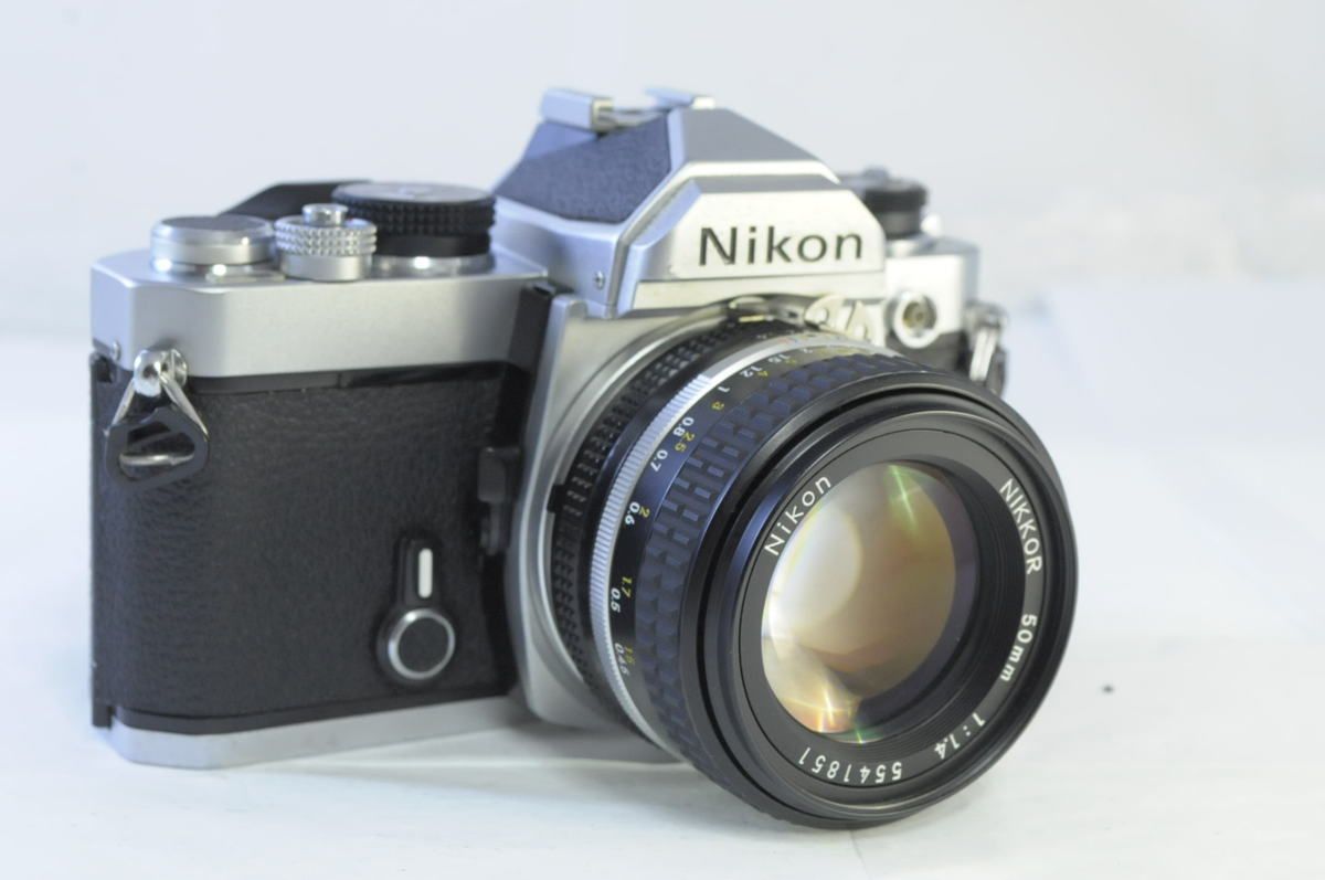 極上品★ニコン NIKON FM ボディ+AI-S NIKKOR 50mm F1.4★★シャッター全速・露出計完動★6212_画像1