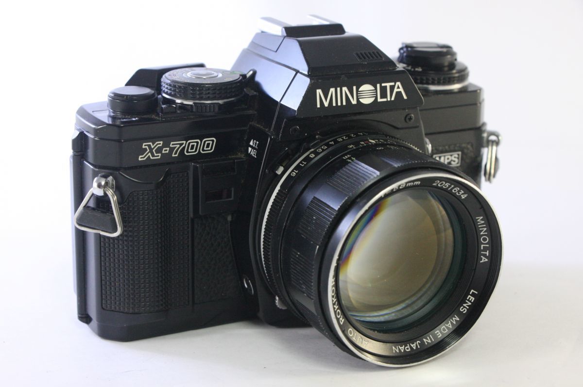 実用★ミノルタ MINOLTA X-700+ROKKOR 58mm F1.4★シャッター全速完動・露出計完動★KKK312_画像1