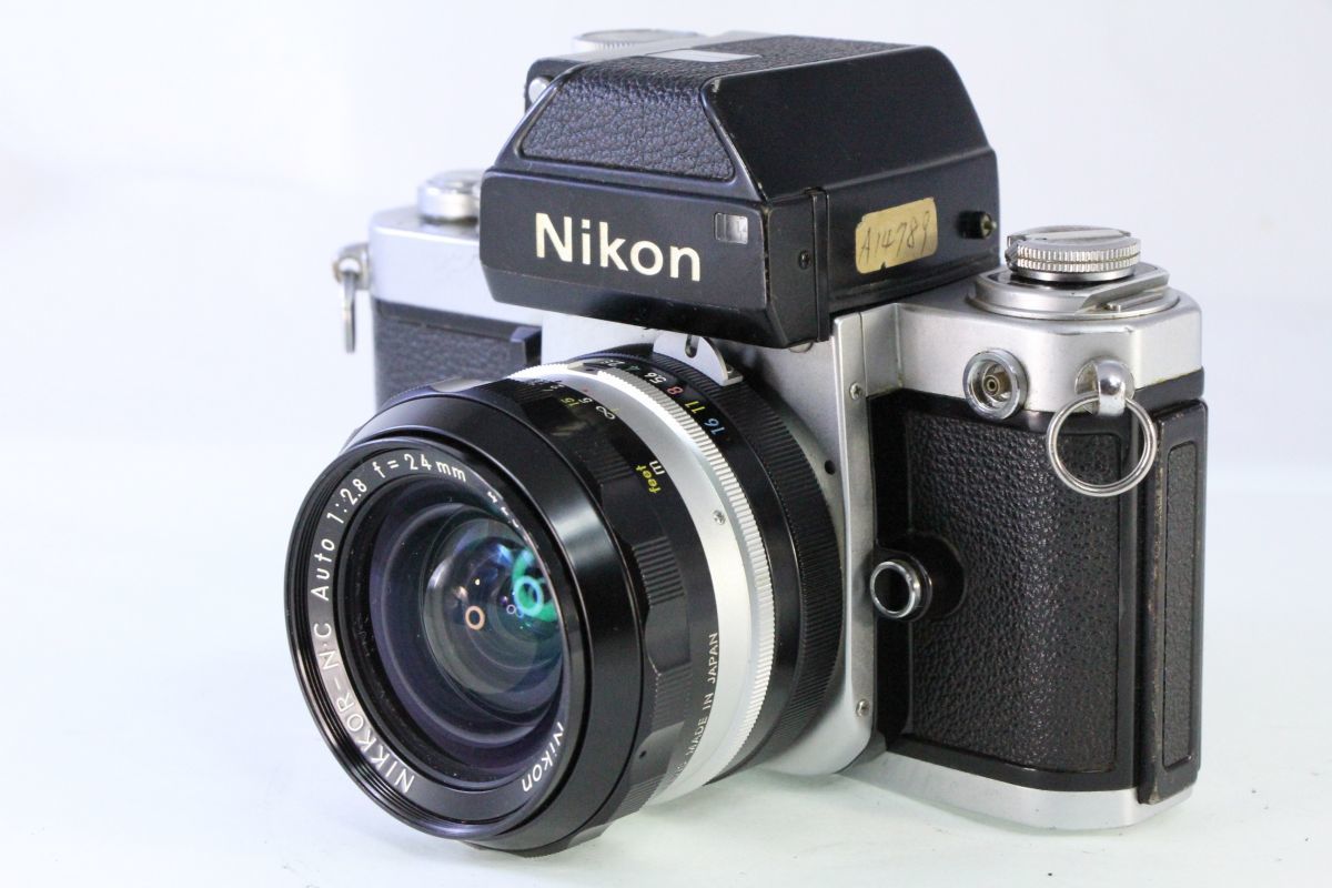 ニコン Nikon F2 フォトミック ボディ+ Auto nikkor-N・C 24mm F2.8★★シャッター全速・露出計完動★3286_画像1