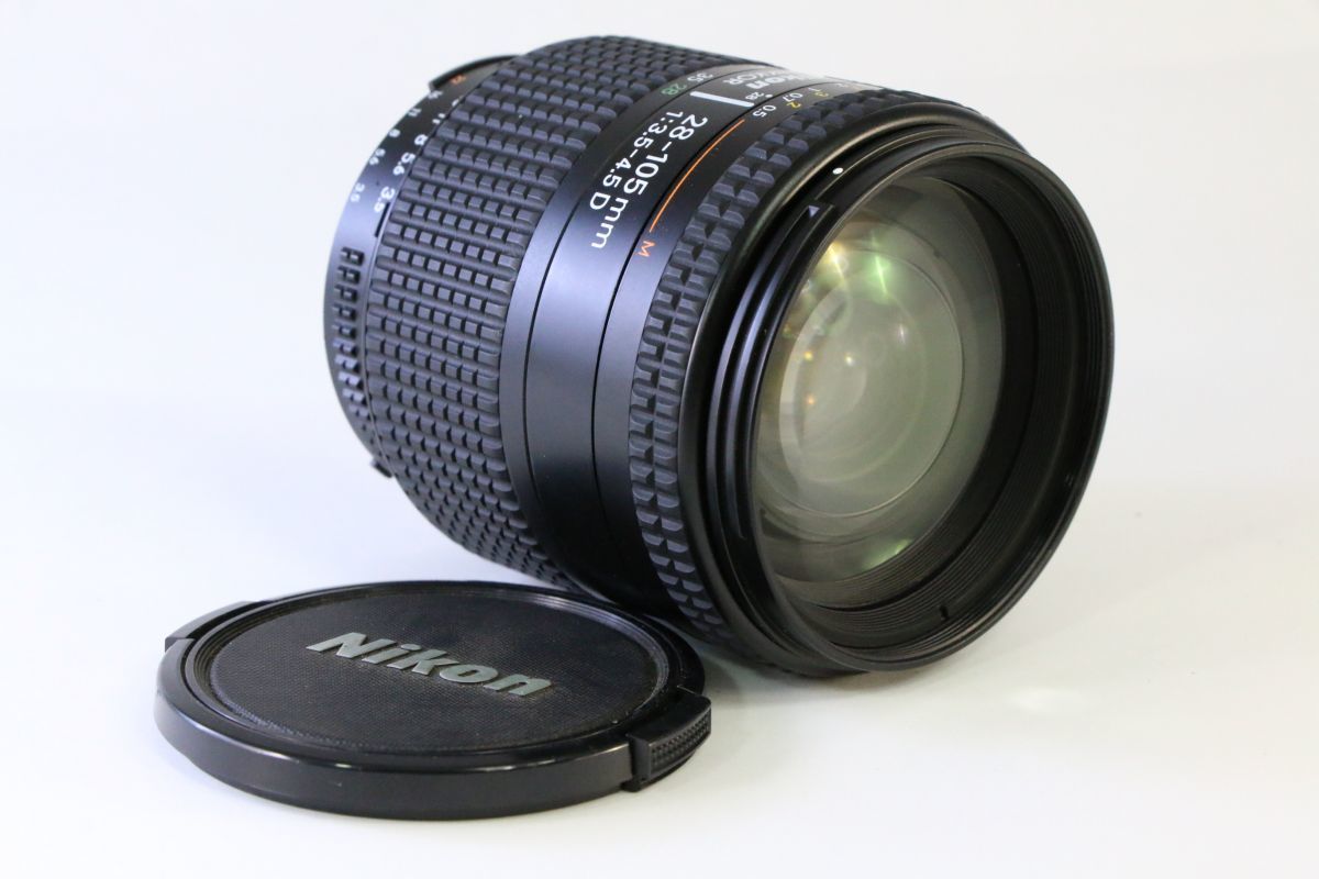 動作保証・点検済】良品☆ニコン Nikon AF Nikkor 28-105mm F3.5-4.5D☆極うすくもり☆937 