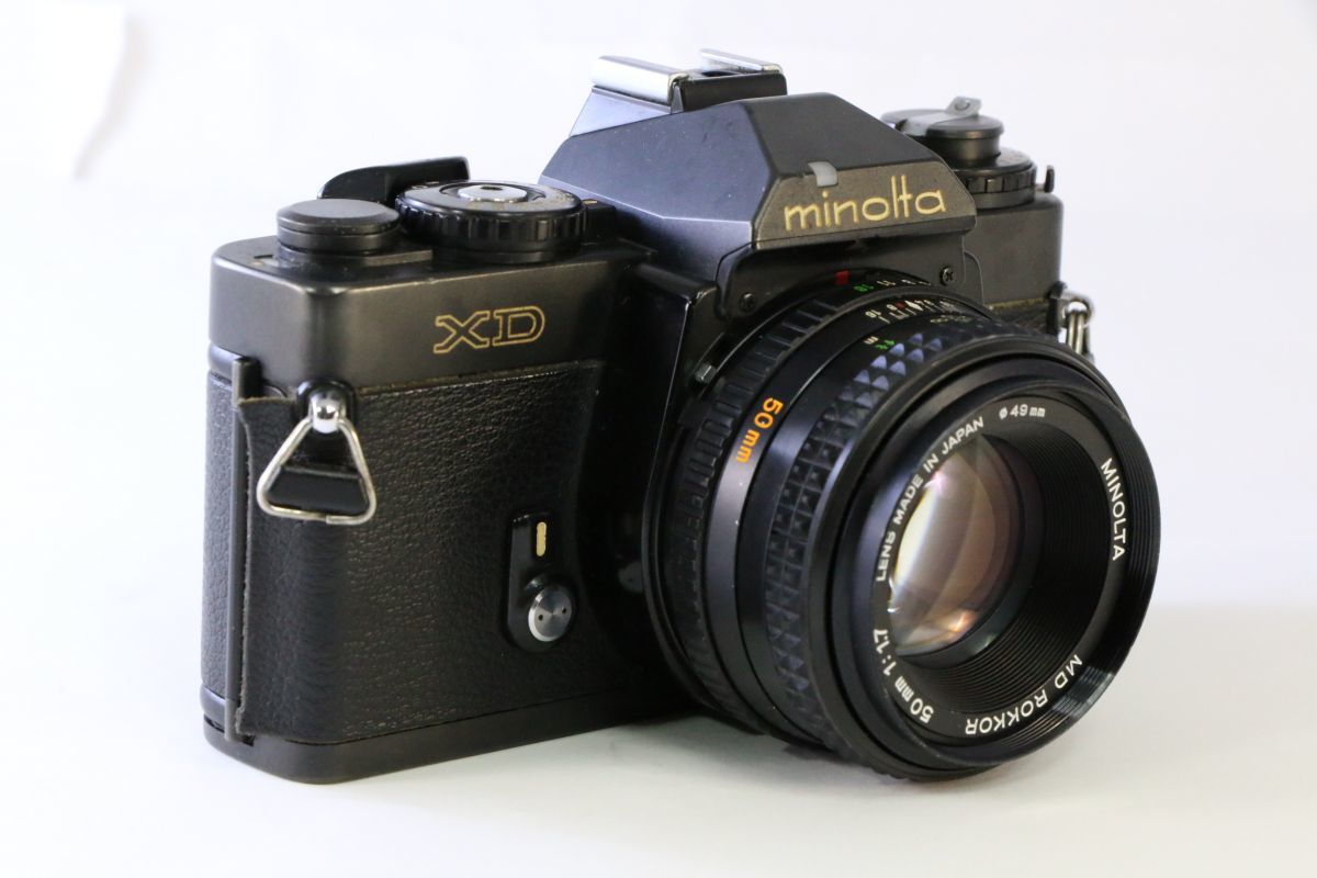 ジャンク☆ミノルタ MINOLTA XD ボディ + MD ROKKOR 50mm F1.7
