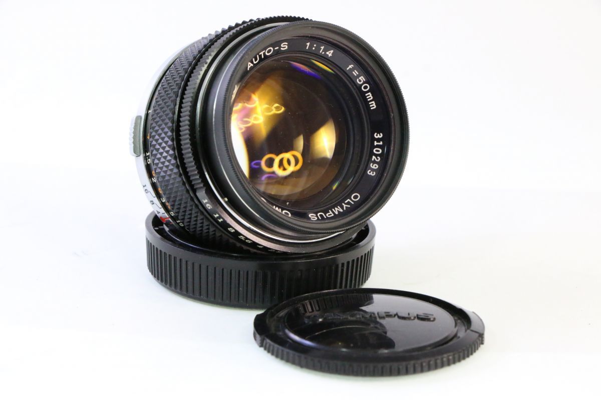 【動作保証・点検済】良品★オリンパス OLYMPUS OM G.ZUIKO 50mm F1.4★うすくもり・絞り完動★4176_画像1