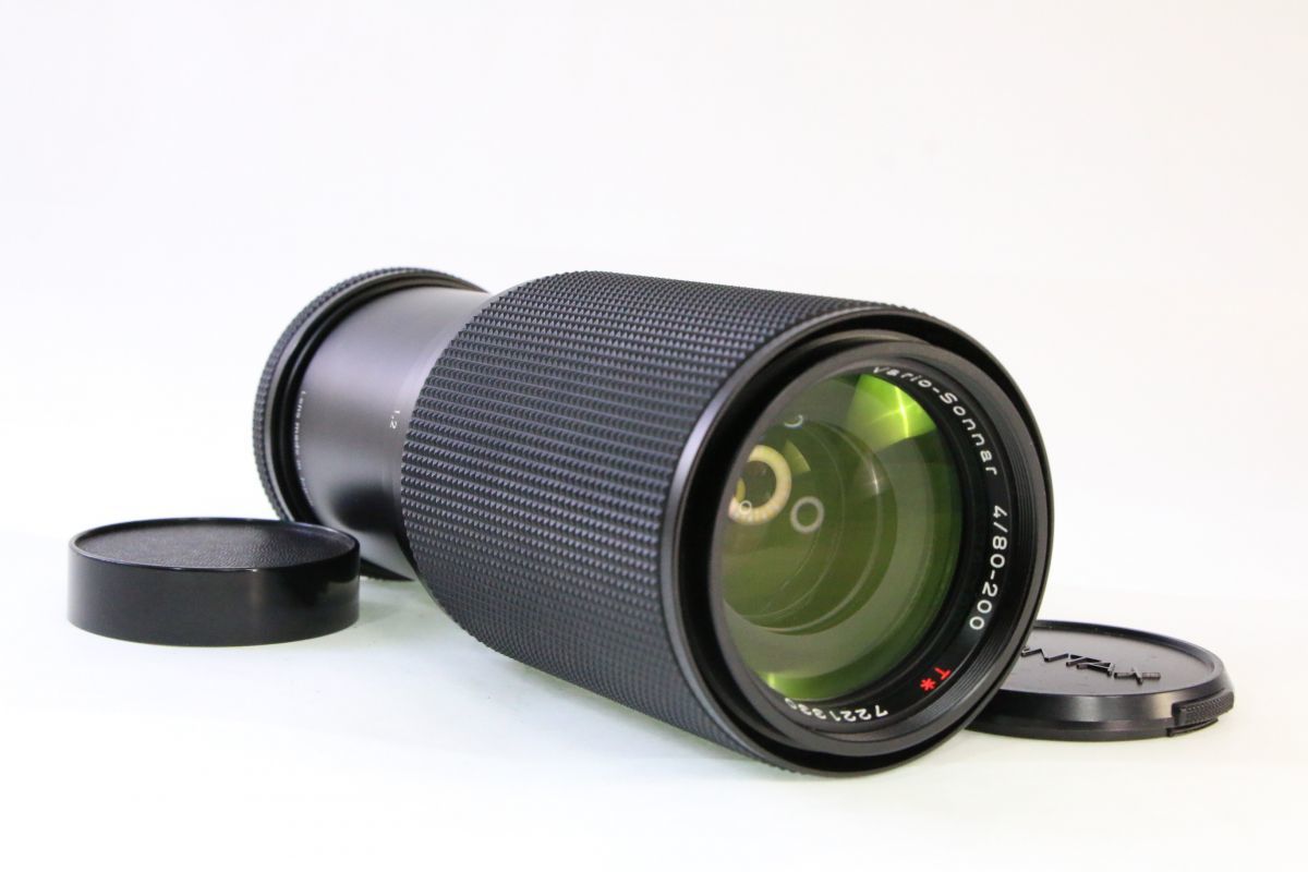 【動作保証・点検済】良品★コンタックス CONTAX Vario-Sonnar 80-200mm F4 T*★前玉小傷・うすくもり★13854の画像1