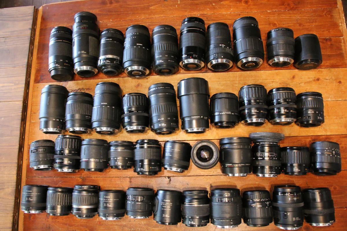 キヤノン Canon AFレンズ ジャンクまとめ 42個 たくさん まとめ セット 複数台 大量 いっぱい お得＃42_画像1